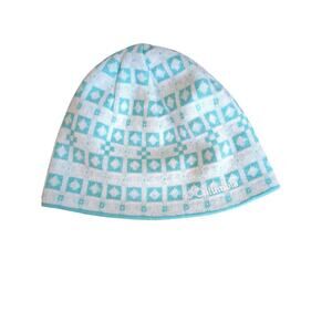 Columbia Youth Teal/White Beanie Unisex One Size